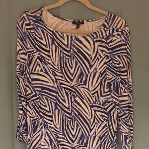 CUPIO Black, White & Blue Tunic ON SALE